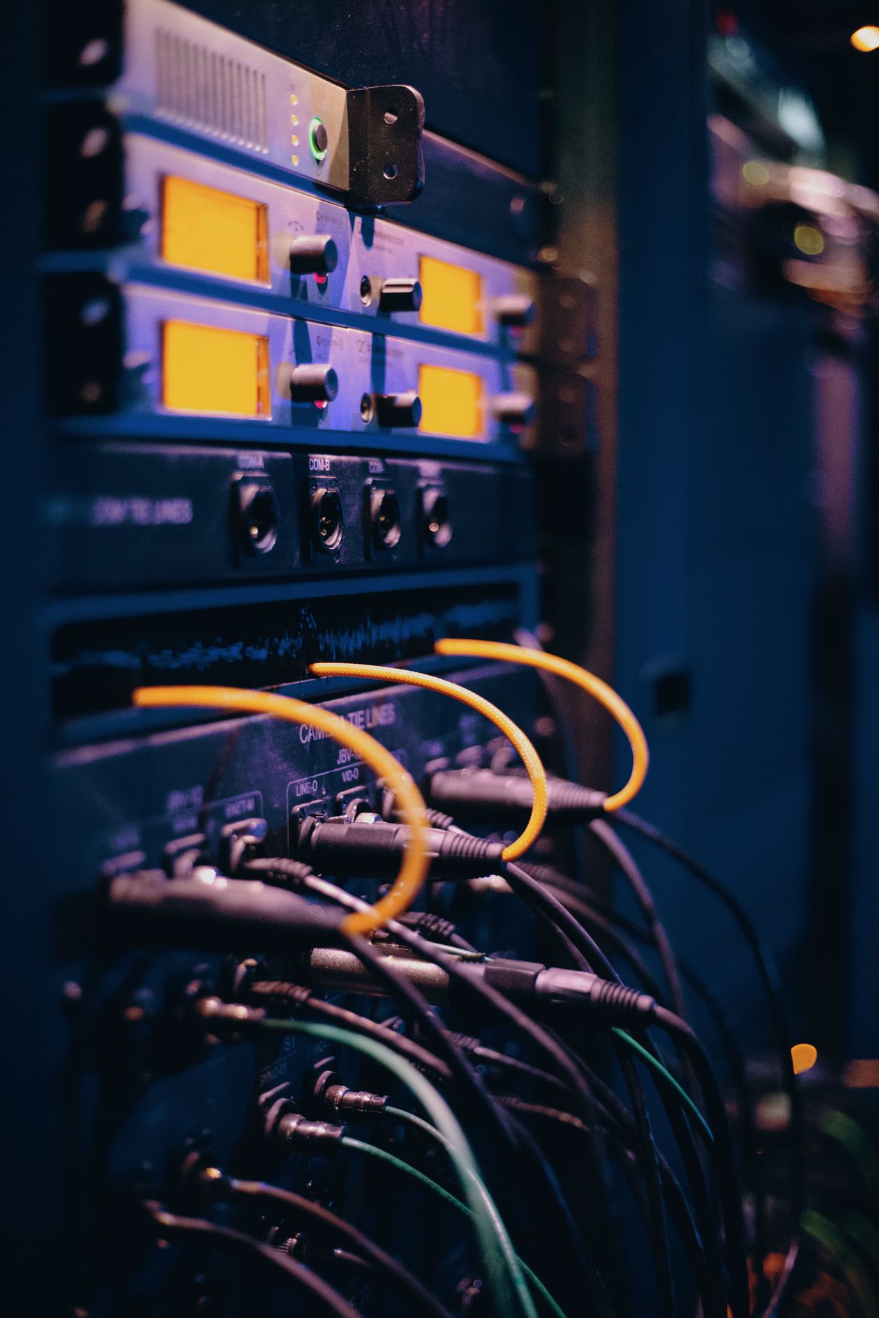 Ethernet cables connected to network equipment affected by MikroTik RouterOS flaws