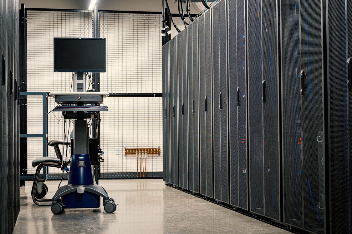 Server racks representing Microsoft Exchange and OWAReaper cybersecurity threats