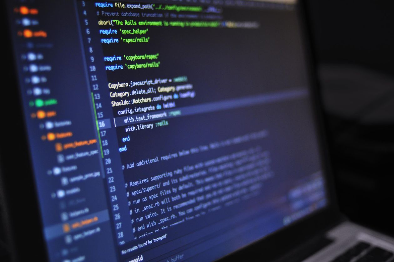 Computer screen displaying source code during a Rust supply chain attack investigation